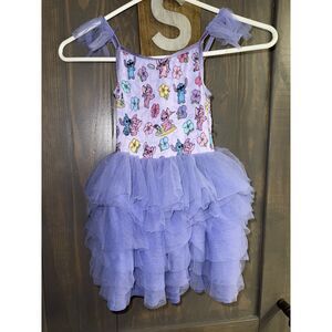 GIRLS ANGEL/STITCH POSH PEANUT DRESS